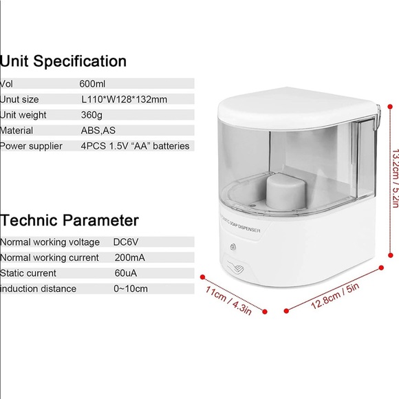 Automatic soap dispenser - Picture 4 of 6
